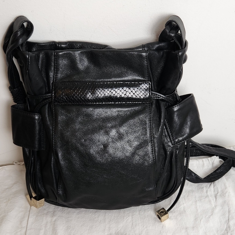 Chloe Snakeskin Leather Bucket Purse - Picture 2 of 15